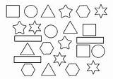 Formen Geometrische Vorlagen Lernen Vorlage Malvorlagen Ausdrucken Kleine Muster Shapes Spiel sketch template
