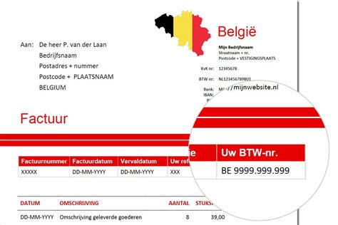 facturatie btw belgie nederland belasting wp training