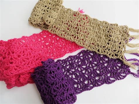 alana lacy scarf for summer free crochet pattern for mother s day