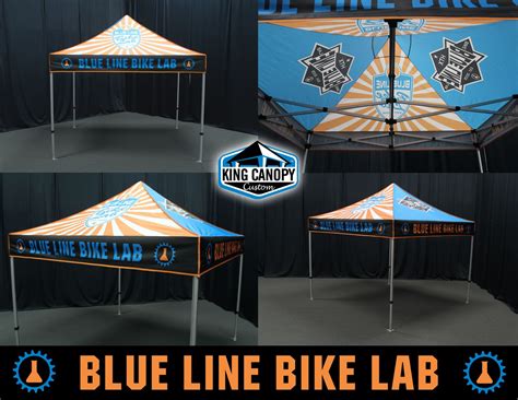 blue  bike lab custom  goliath instant pop  canopy canopy design custom canopy