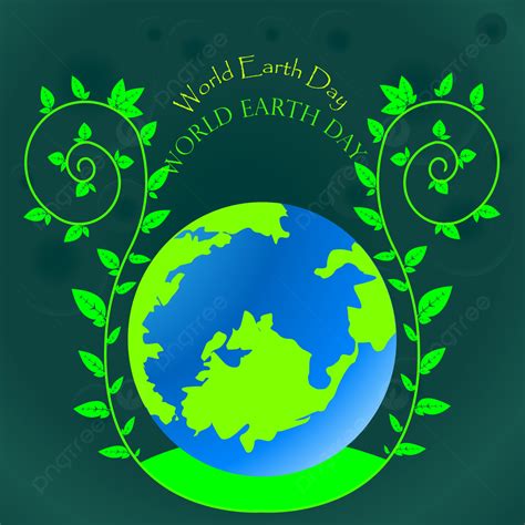 Fondo Día De La Tierra Mundial Forestal Verde Fondo El Día De La
