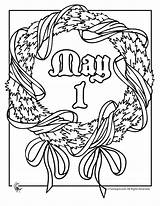 May Coloring Pages Colouring Beltane Wreath Printable Sheets Activities Kids Color Adult Celebration Simple Celebrating Fun Baskets Printables Preschool Print sketch template