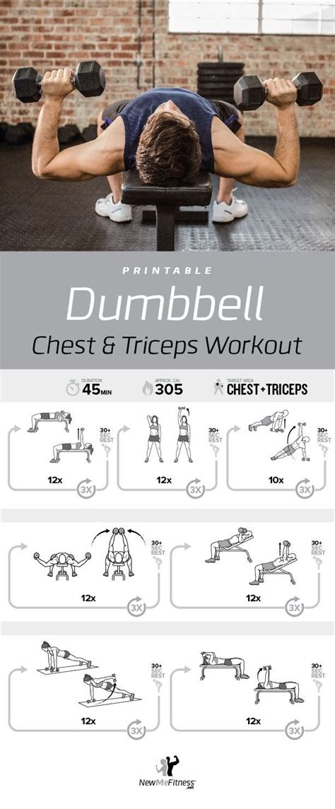 Exercise Cards Dumbbell Home Gym Workouts Strength Training Building