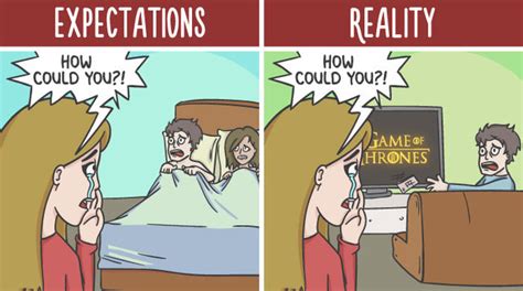 the difference between relationship expectations vs reality in 20