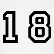 images  number  white number  eighteen mens  shirts design numbers pinterest