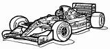 Colorare Formel Coloriage Formule 1992 Malvorlagen Colorkid sketch template