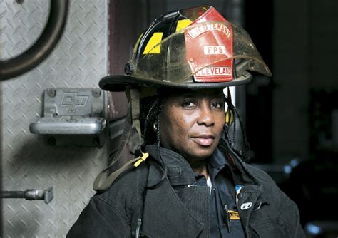 daphne tyus clevelands  black woman firefighter retires