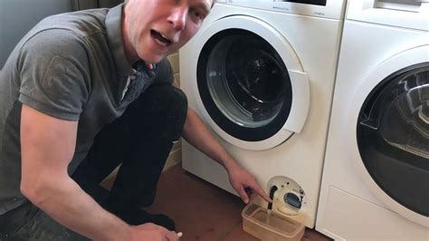 oplossen storing pomp wasmachine youtube
