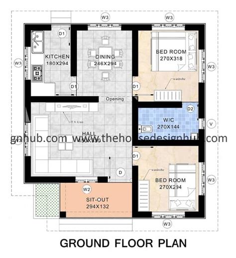 square feet house plans   vasthu shastra