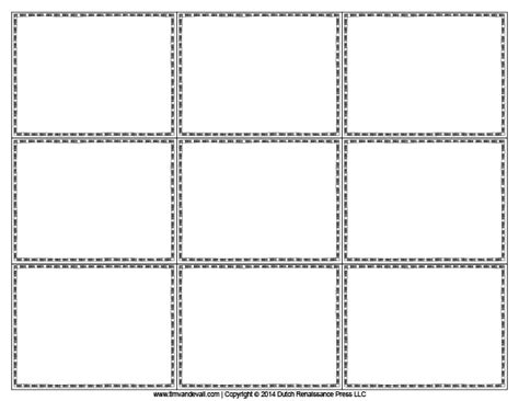 blank flash card templates printable flash cards  format tims