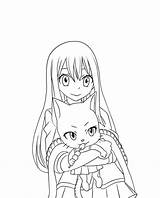 Charle Lineart Colorier Tale Natsu Coloring4free sketch template