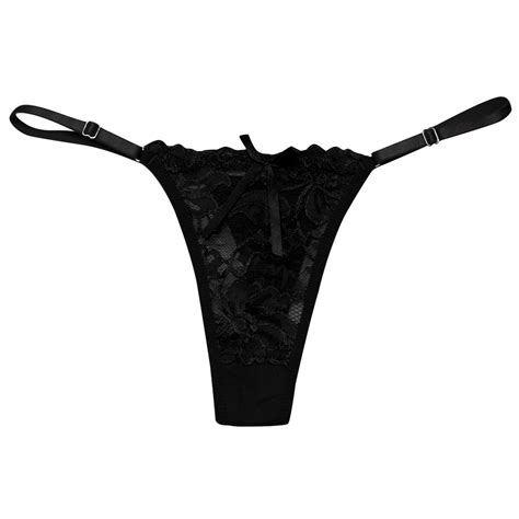 Yotyukeb Womens Underwear Womens Sexy Underpants Thong Panties Low