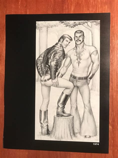 Art Page Print From Tom Of Finland Book Retrospective 1 Etsy