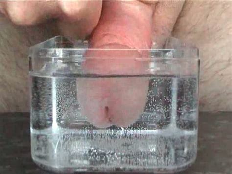 Cumming In The Cup Full Of Water Looks Fascinating