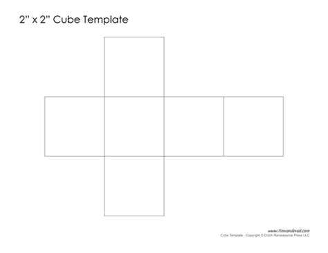 printable paper cube template learn     cube   paper
