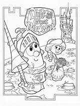Coloring Pages Veggie Tales Kids Bible Printable Gideon Esther Veggietales Special Story Queen Honesty Great God Colouring Sheets Compassion Books sketch template