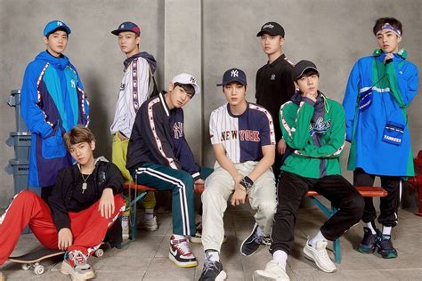 Exo Get Sporty For Exo X Mlb Photoshoot Allkpop