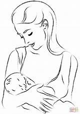 Mama Breastfeeding Allaitement Ibu Menyusui Colorare Allattamento Sehat Rodzina Dibujos Hijo Kolorowanki Slaap Crevasse Lactancia Materna Feeding Arreta Eta Abortion sketch template