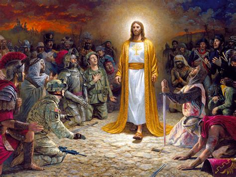 jesus christ soldiers praying   lord   sins committed  ultra hd desktop