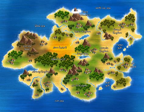 island map  elvenjob  deviantart