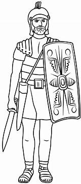 Roman Soldier Coloring Armor Soldiers Centurion Colouring Pages Bible God Jesus Still Heals Matthew Romain Romans Printables Choose Board Sunday sketch template