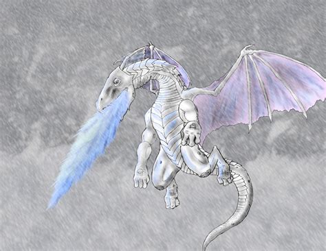 white dragon  zilfana  deviantart