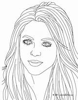 People Coloring Pages Realistic Shakira Famous Kids Printable Color Real Songwriter Adults Print Template Body Getdrawings Beautiful Getcolorings Adult Popular sketch template