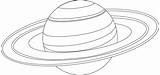 Saturn Planet Coloring Outline Pages Clipart Line Drawing Printable Outlines People Planets Print Template Rocks Cliparts Collection Plant Library Big sketch template