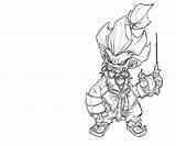 Akuma Pages Coloring Chibi Template sketch template