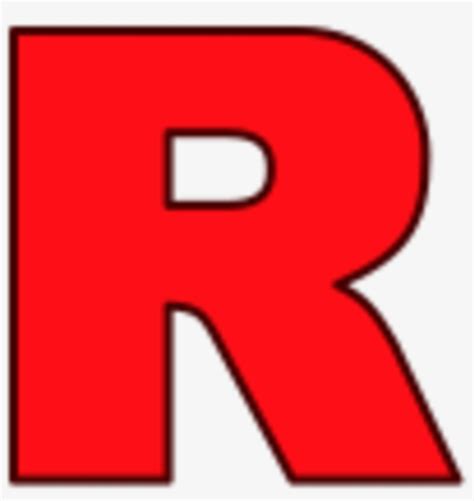 Letra R Team Rocket 1200x1222 Png Download Pngkit