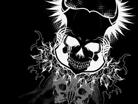 cool skull wallpaper wallpapersafari