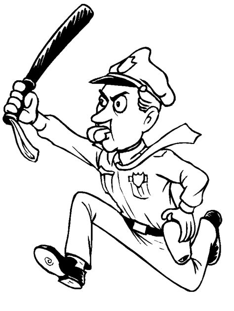 police  coloring pages coloring page book  kids