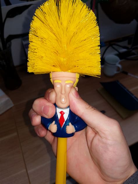 Donald Trump Toilet Brush Make Toilet Great Again Funny Gag T The