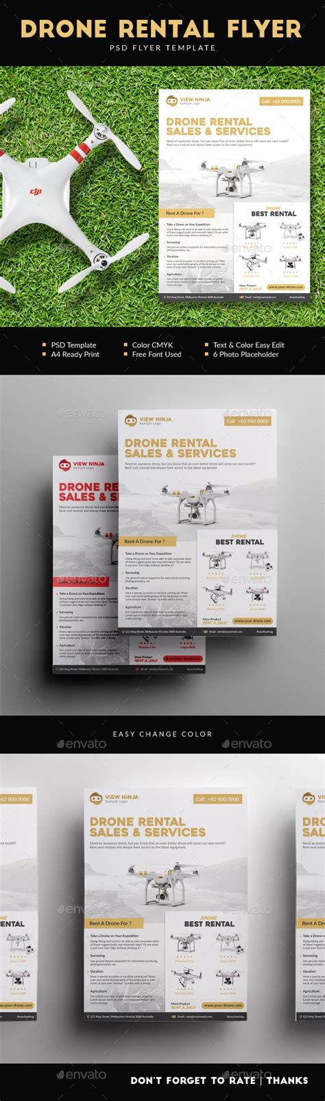 drone flyer  yesangga graphicriver