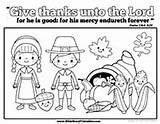 Coloring Thanks Thanksgiving Thankful Christianpreschoolprintables sketch template
