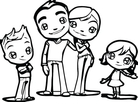 elegant pictures ace family coloring pages happy family art