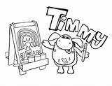 Timmy Time Paint Learn Coloring sketch template