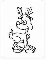 Reindeer Rentier Ausmalbild Scribblefun sketch template