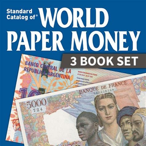 standard catalog  world paper money  book set numismatic news