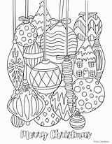 Coloring Christmas Ornament Fun Grandma Tgif sketch template