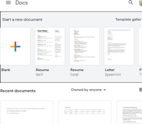 create  template  google docs docs tutorial