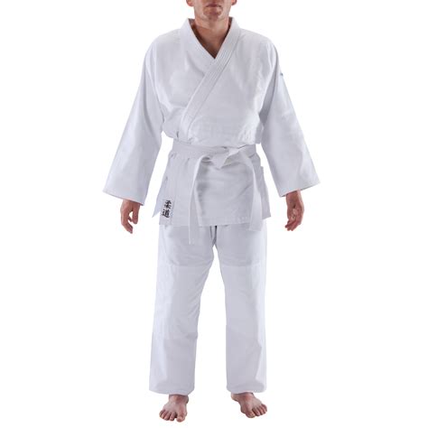 judogi kimono de judo aikido  adulto blanco outshock decathlon