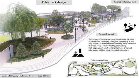 public park design behance