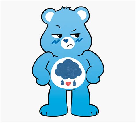 grumpy bear clipart png  care bears unlock  magic grumpy
