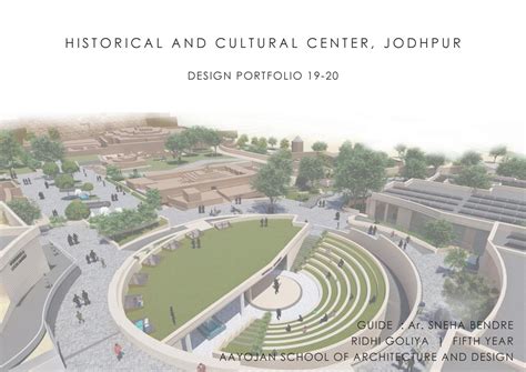 historical  cultural center jodhpur architectural thesis ridhi goliya  ridhi issuu