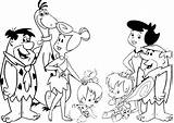 Coloring Printable Flintstones Pages Family Flinstones Sheets Colouring Baby Kids Girl sketch template