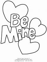 Coloring Pages Mine Valentines Hearts Giggletimetoys sketch template