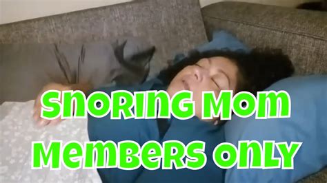 Snoring Mom Sleeping Check Series Youtube