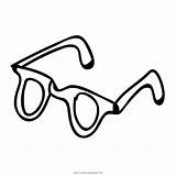 Eyeglass sketch template