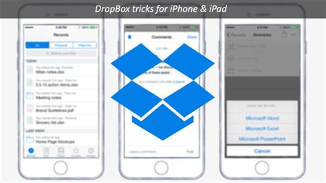 dropbox tips  tricks   iphone ipad techindroidcom